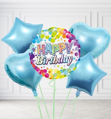 Happy Birthday Confetti Balloons