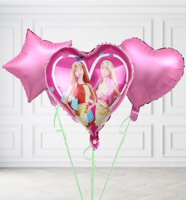 Barbie Heart Balloons