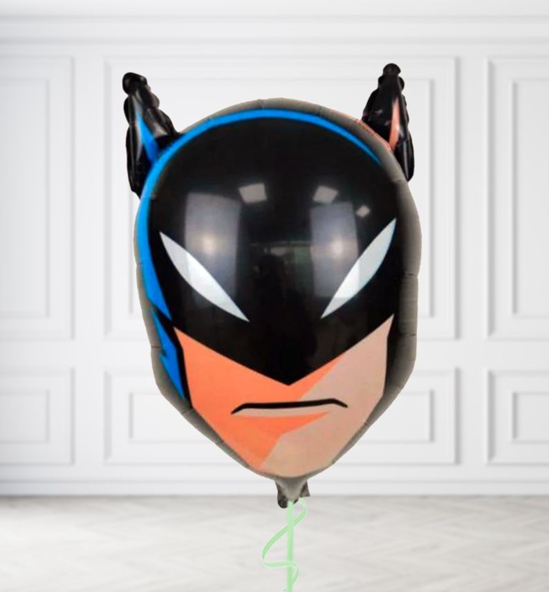 Batman Head Balloons, Build a Helium Filled Bunch: No Extras, Build a Bouquet: No Extras
