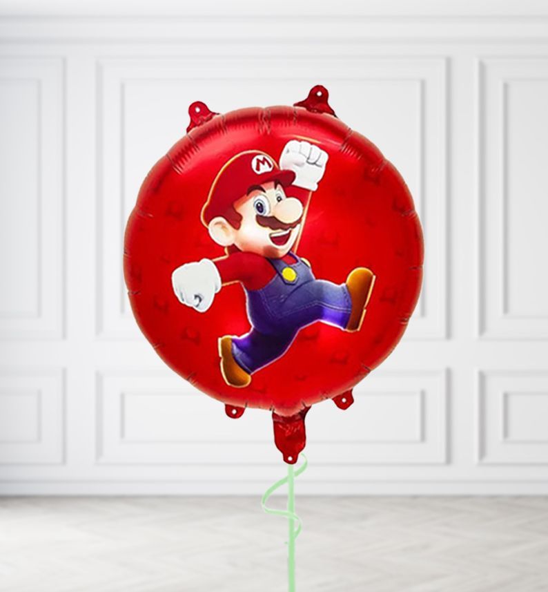 Mario and Luigi Round Balloons, Build a Helium Filled Bunch: No Extras, Build a Bouquet: No Extras