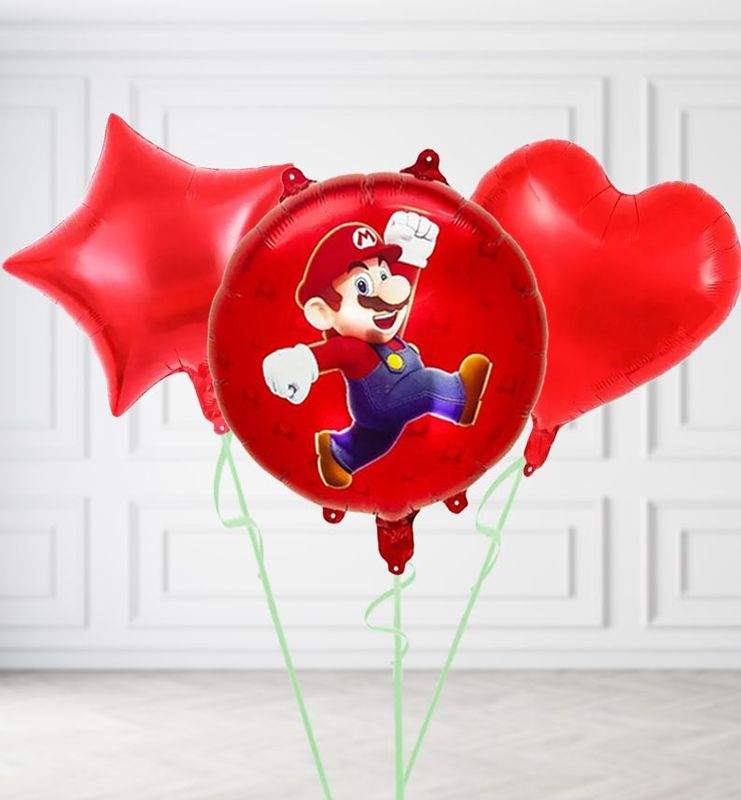 Mario and Luigi Round Balloons