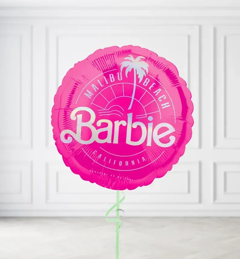 Barbie Logo Round Balloons Barbie Logo Round Balloons, Build a Helium Filled Bunch: No Extras, Build a Bouquet: No Extras