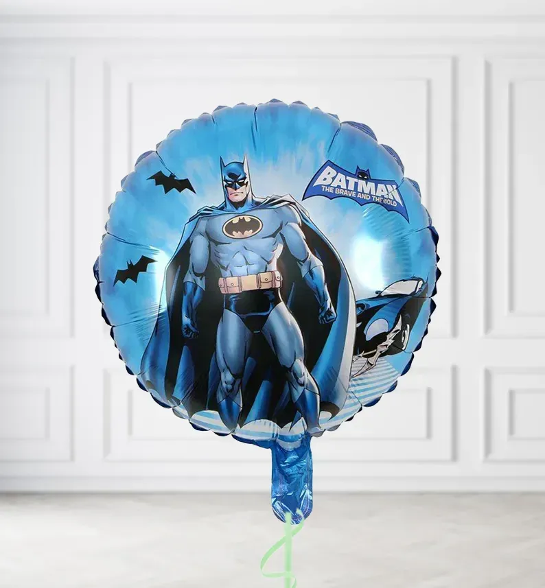 Batman Round Balloons Batman Round Balloons, Build a Helium Filled Bunch: No Extras, Build a Bouquet: No Extras
