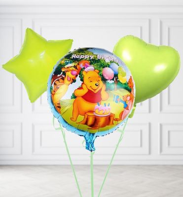 Winnie the Pooh Birthday Balloons