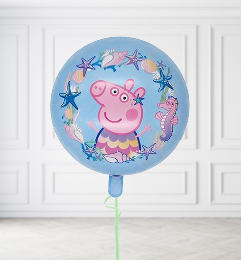 Peppa Seaside Balloons, Build a Helium Filled Bunch: No Extras, Build a Bouquet: No Extras