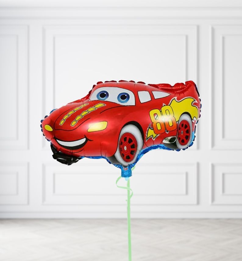 Lightning McQueen Star Balloons, Build a Helium Filled Bunch: No Extras, Build a Bouquet: No Extras