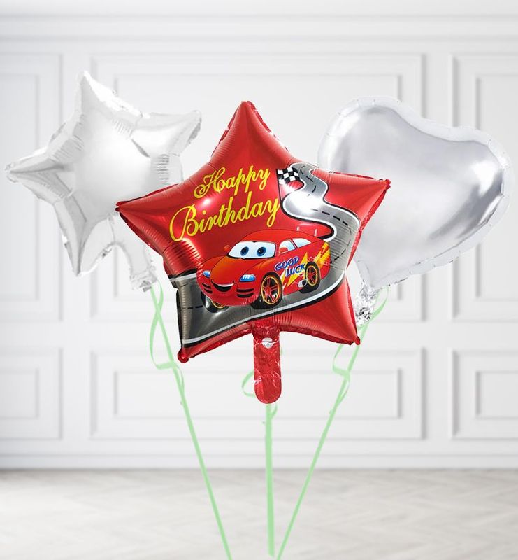 Lightning McQueen Star Balloons