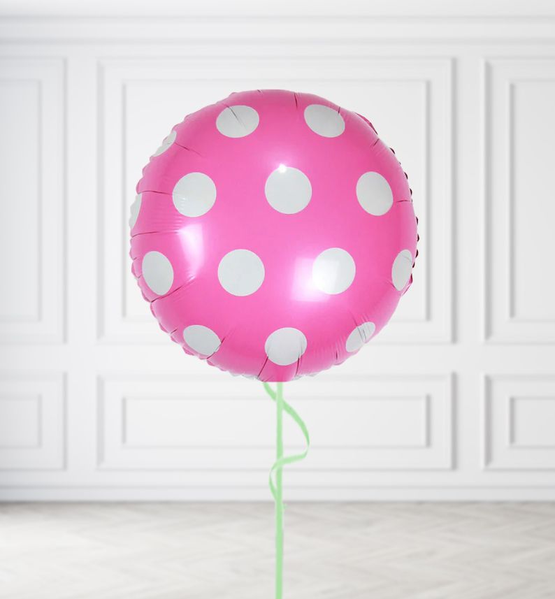 Pink Spots Balloons Pink Spots Balloons, Build a Helium Filled Bunch: No Extras, Build a Bouquet: No Extras