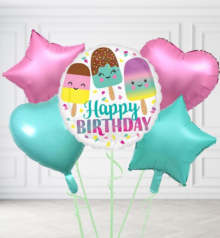 Happy Birthday Ice Lollies Balloons Happy Birthday Ice Lollies Balloons