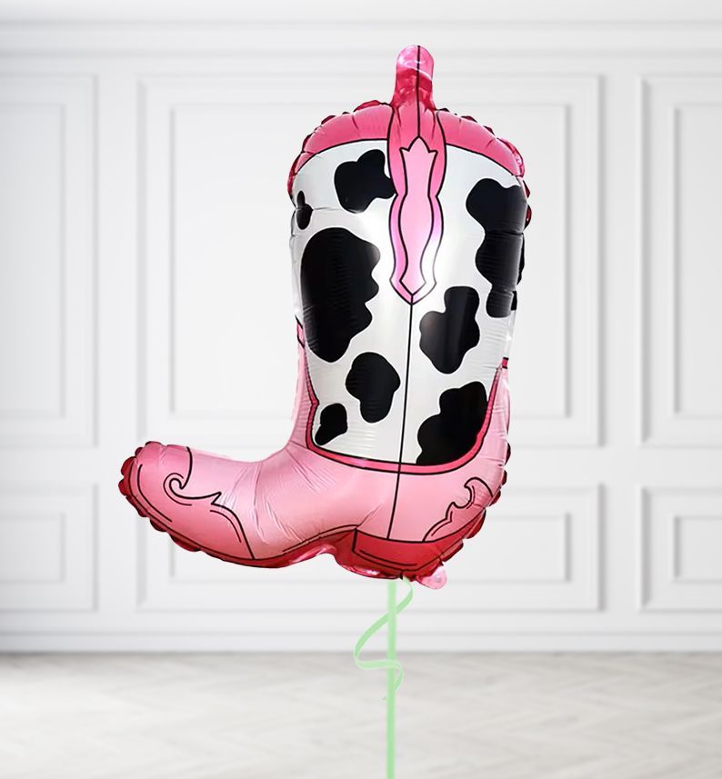 Cowgirl Boot Balloons, Build a Helium Filled Bunch: No Extras, Build a Bouquet: No Extras