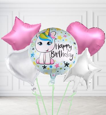 Happy Birthday Unicorn Balloons