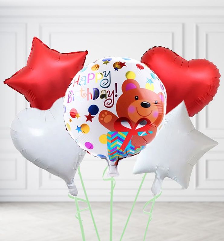 Happy Birthday Bear Balloons Happy Birthday Bear Balloons