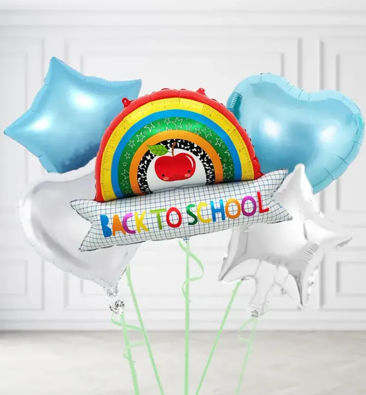 Back to School Rainbow Balloons Back to School Rainbow Balloons