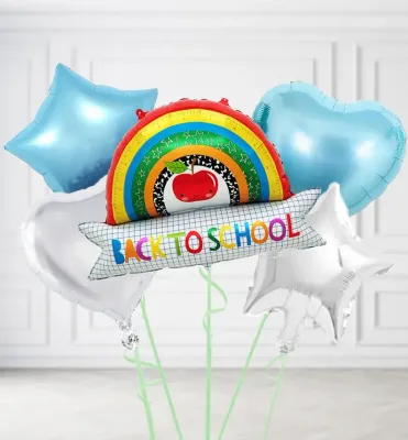 Back to School Rainbow Balloons Back to School Rainbow Balloons
