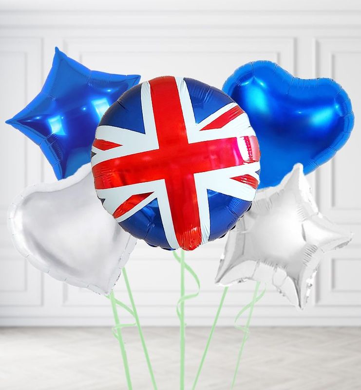 Great Britain Flag Balloons