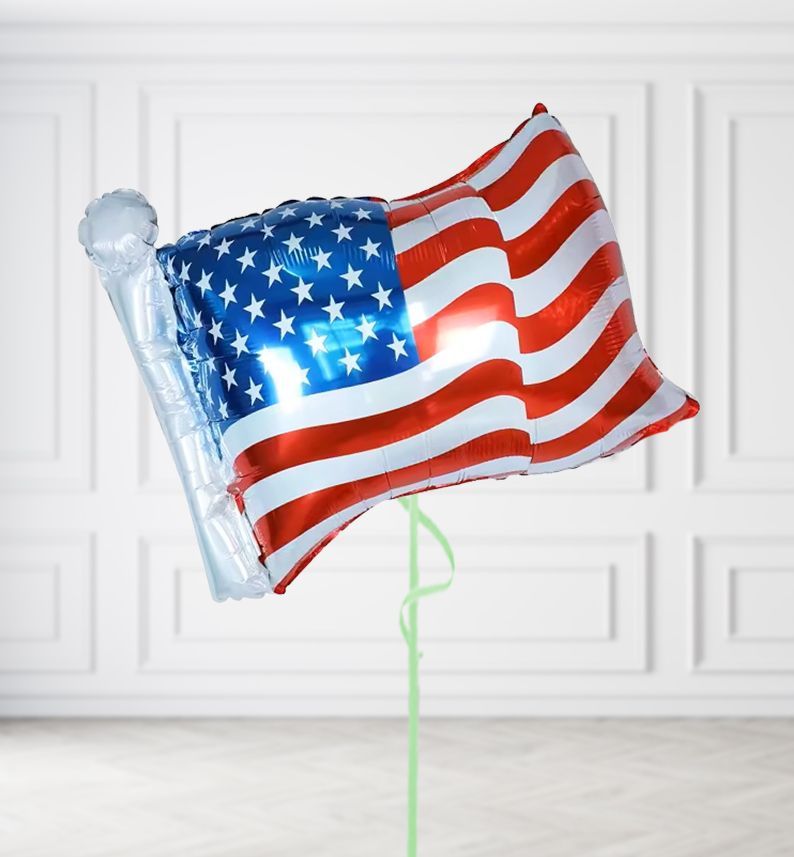 American Flag Balloons, Build a Helium Filled Bunch: No Extras, Build a Bouquet: No Extras