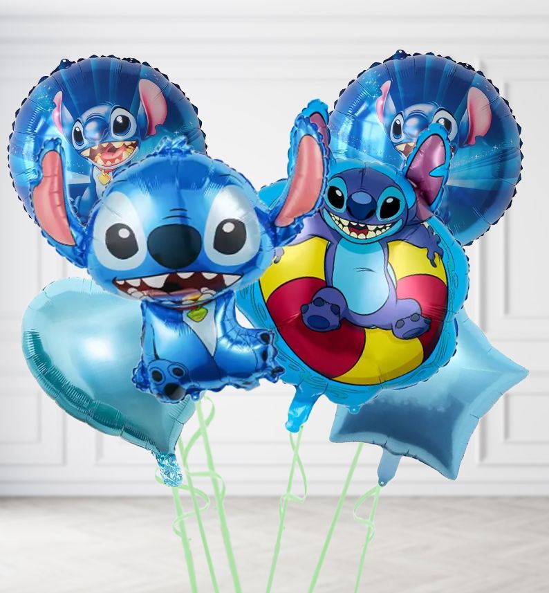 Sitting Stitch Collection Balloons, Colour Theme: Blue
