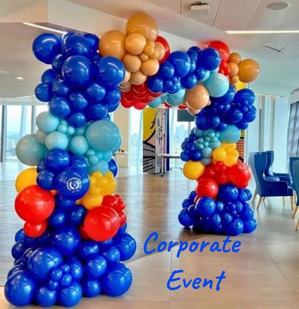 Professionally Built CORPORATE Balloon Arches