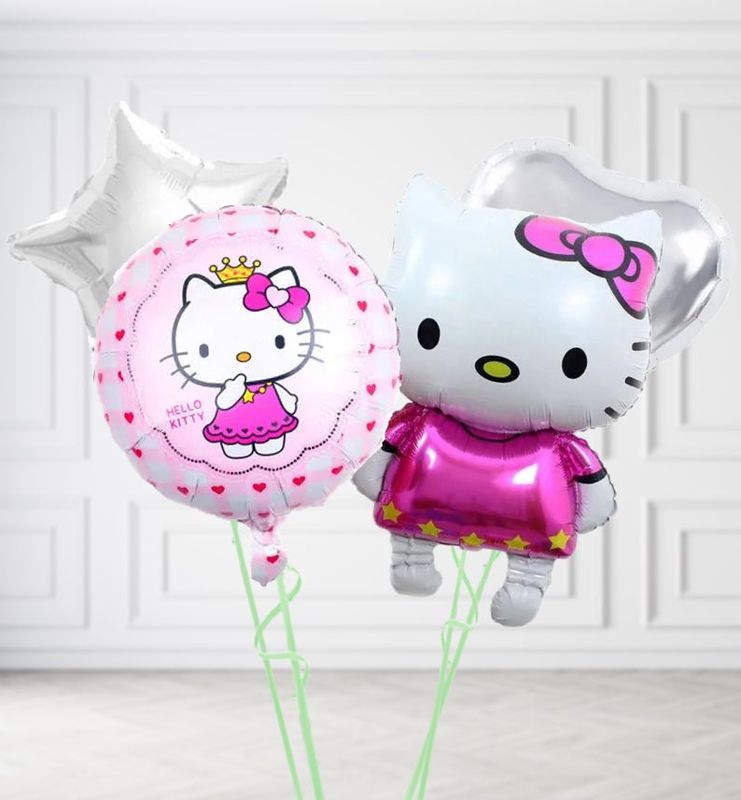 Pink Hello Kitty Duo Balloons Pink Hello Kitty Duo Balloons