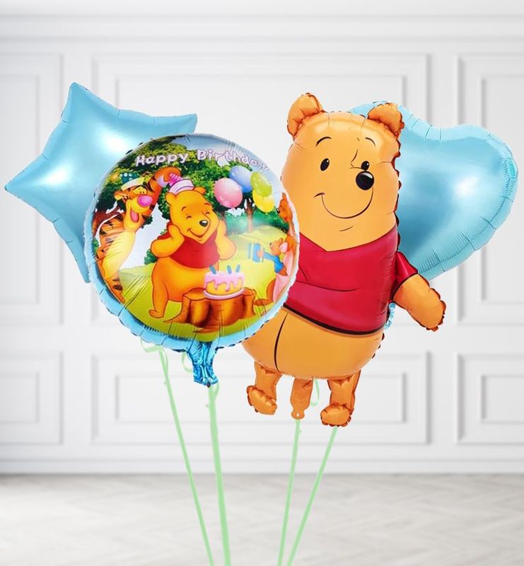 Happy Birthday Winnie Duo Balloons