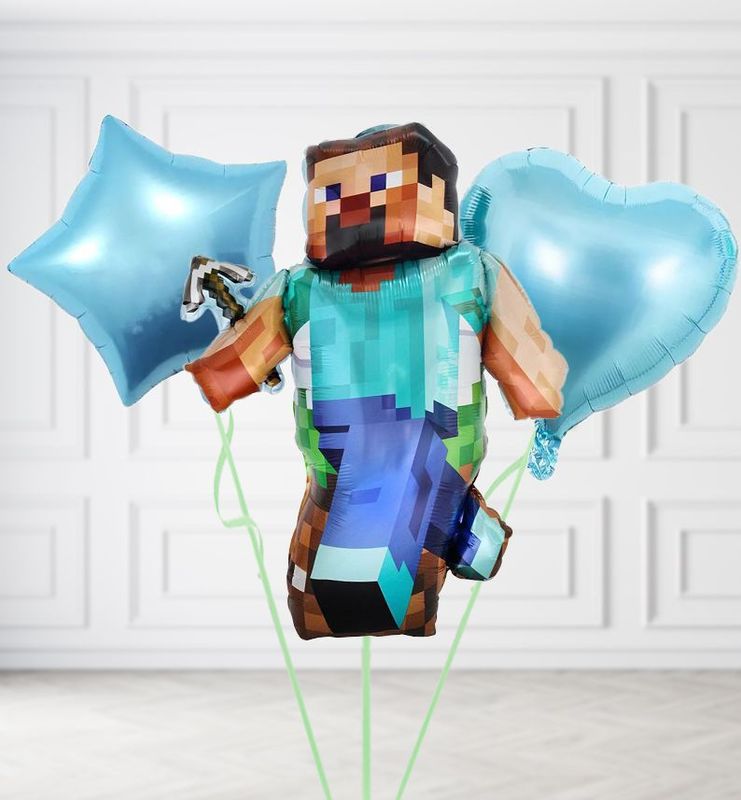 Minecraft Steve Balloons
