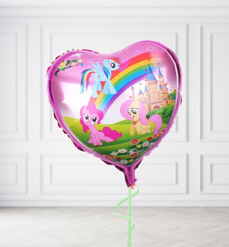 My Little Pony Heart Balloons, Build a Helium Filled Bunch: No Extras, Build a Bouquet: No Extras