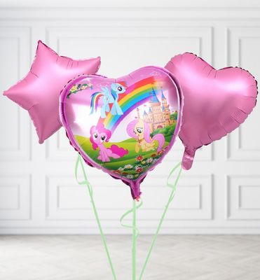My Little Pony Heart Balloons