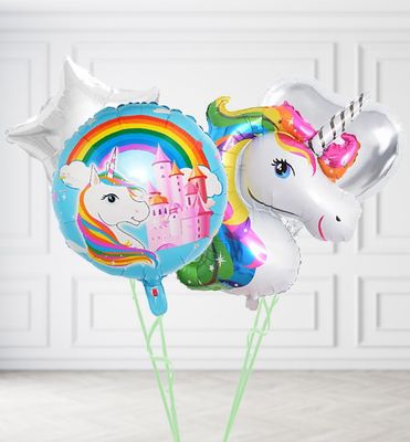 Unicorn Rainbow Duo Balloons Unicorn Rainbow Duo Balloons