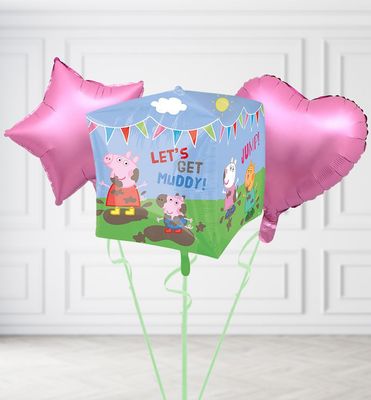 Peppa Pig Cube Balloons