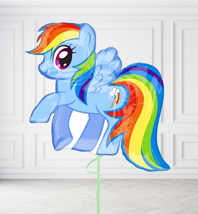Jumbo My Little Pony Dash Balloons Jumbo My Little Pony Dash Balloons, Build a Helium Filled Bunch: No Extras