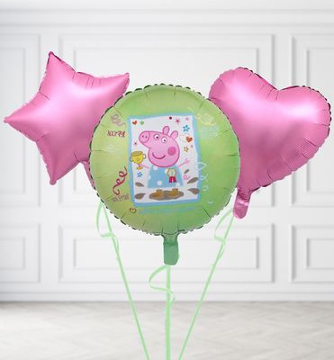Peppa Pig Green Round Balloons