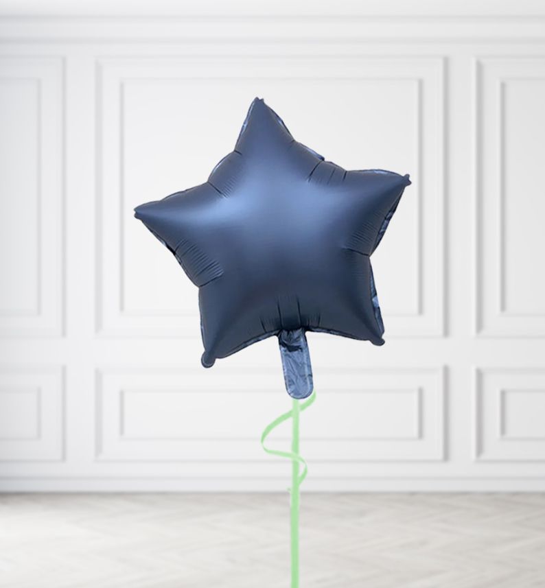 Navy Star Balloon Bunches, Build a Helium Filled Bunch: Single Balloon