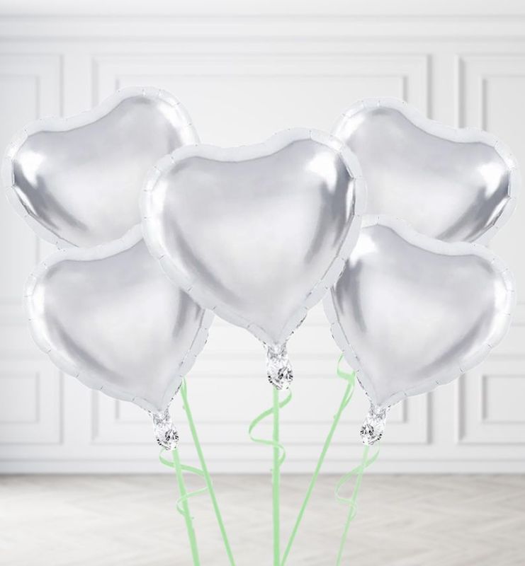 ANY COLOUR HEART Balloon Bunches