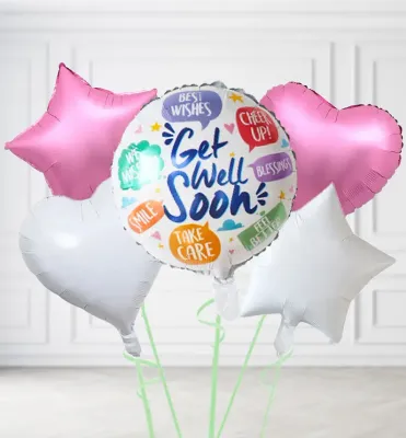 Get Well Soon Chatter Balloons Get Well Soon Chatter Balloons