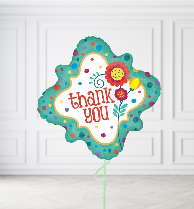 Thank You Flowers Balloons, Build a Helium Filled Bunch: No Extras, Build a Bouquet: No Extras