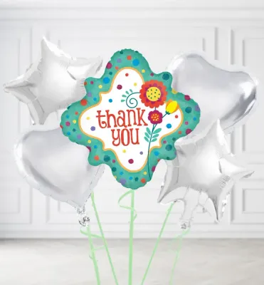 Thank You Flowers Balloons