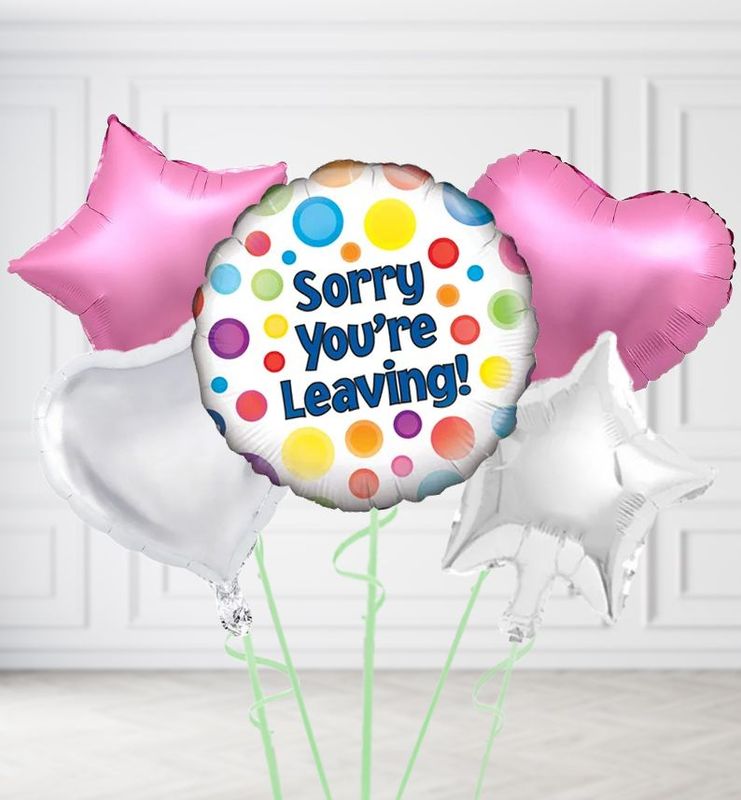 Sorry You Are Leaving Dots Balloons
