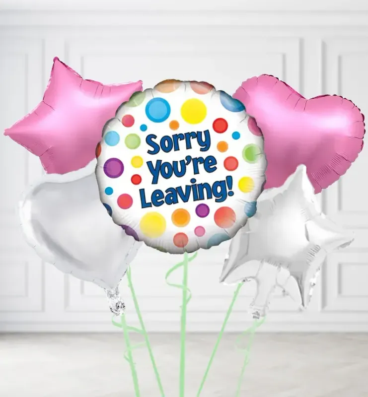 Sorry You Are Leaving Dots Balloons Sorry You Are Leaving Dots Balloons
