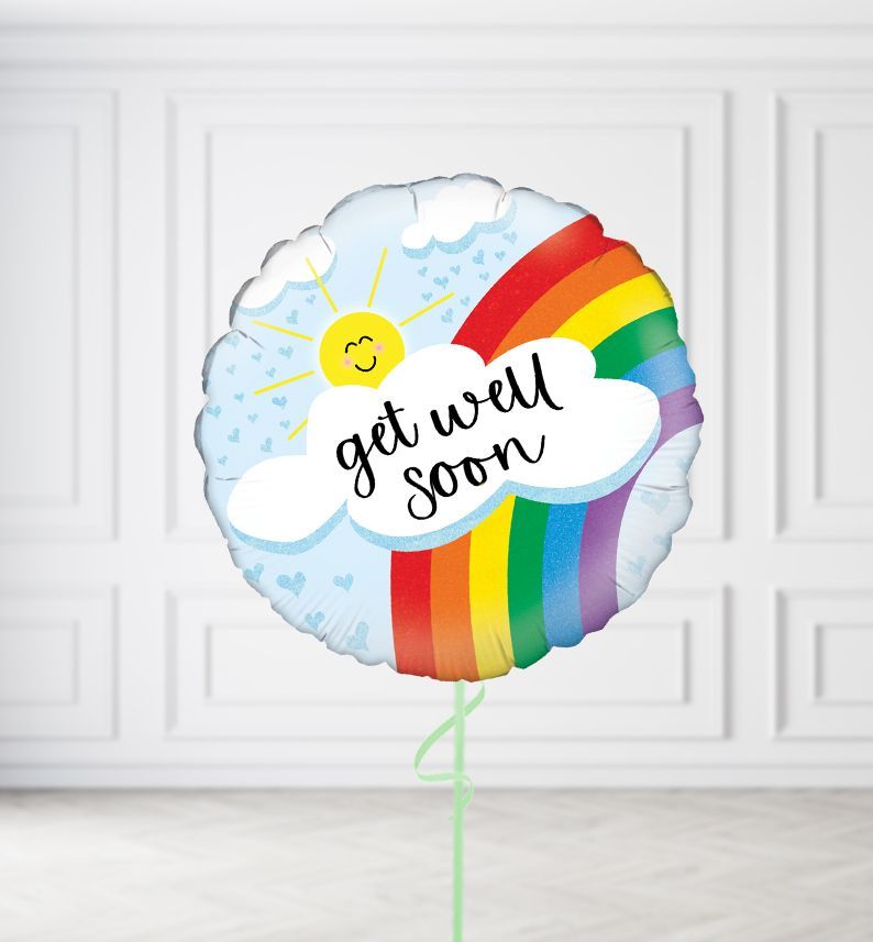 Get Well Soon Balloons, Build a Helium Filled Bunch: No Extras, Build a Bouquet: No Extras