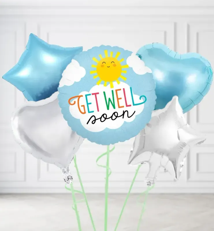 Get Well Soon Sunshine Balloons Get Well Soon Sunshine Balloons