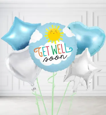 Get Well Soon Sunshine Balloons Get Well Soon Sunshine Balloons