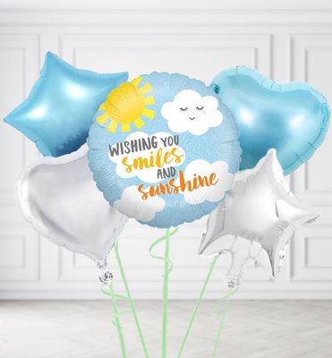 Wishing You Smiles and Sunshine Balloons Wishing You Smiles and Sunshine Balloons