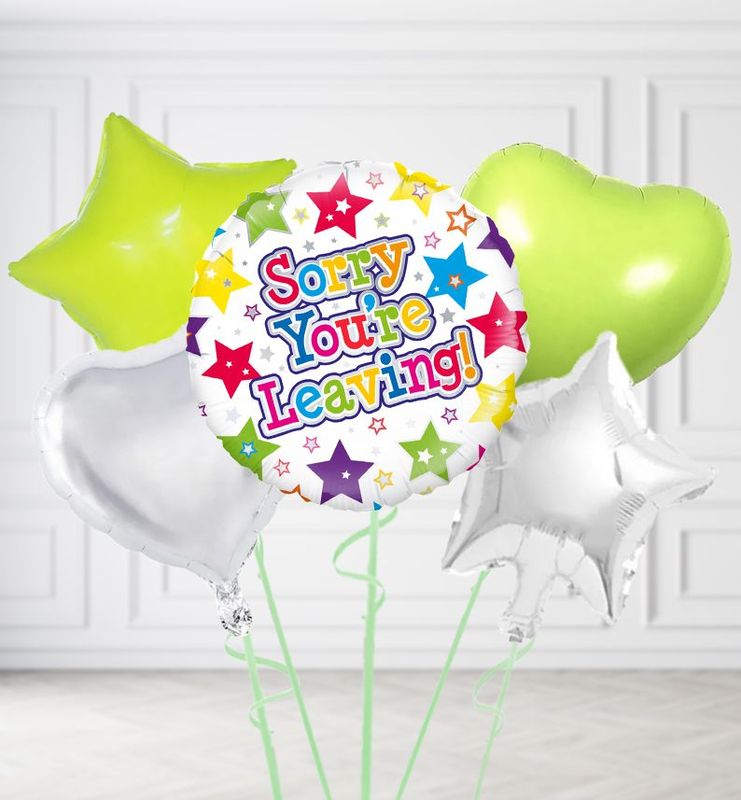 Sorry You Are Leaving Stars Balloons