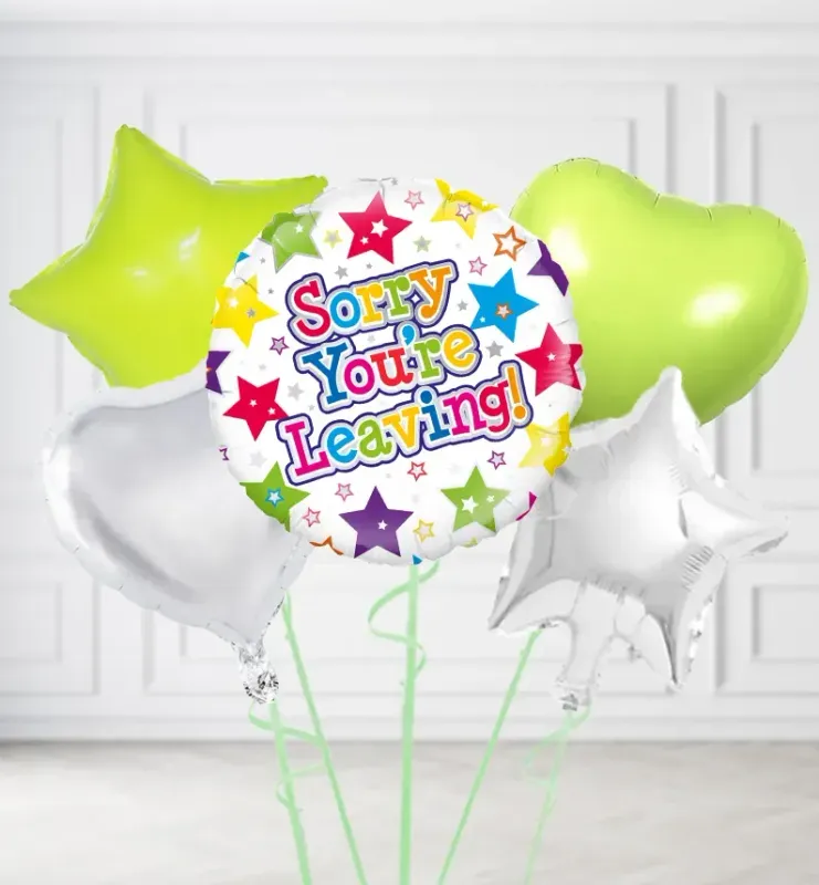 Sorry You Are Leaving Stars Balloons Sorry You Are Leaving Stars Balloons