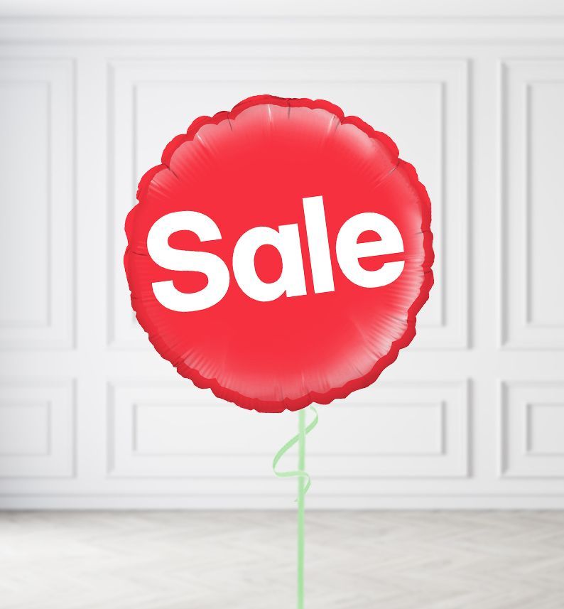 Sale or Promotional Balloons, Build a Helium Filled Bunch: No Extras, Build a Bouquet: No Extras
