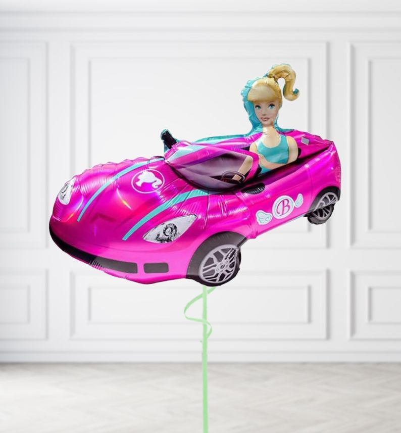 Barbie Car Balloons, Build a Helium Filled Bunch: No Extras, Build a Bouquet: No Extras