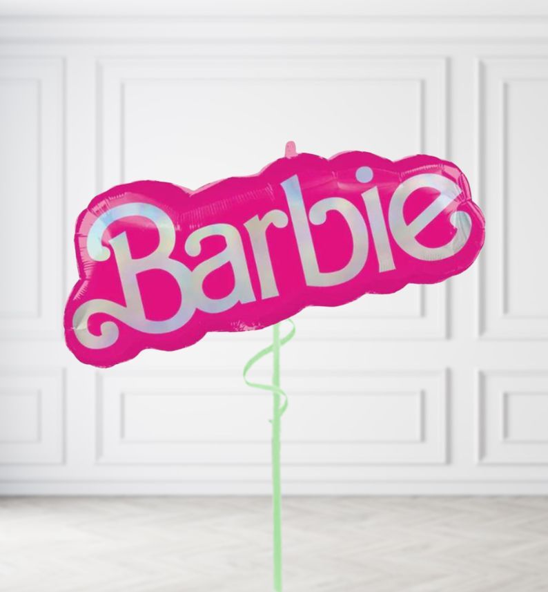 Barbie Logo Balloons, Build a Helium Filled Bunch: No Extras, Build a Bouquet: No Extras