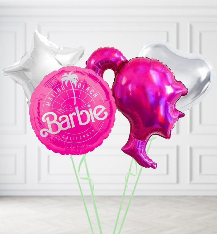 Barbie Logo & Head Duo Balloons