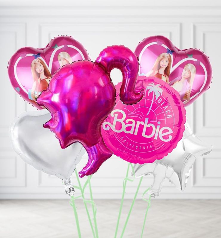 Barbie Head Collection Balloons