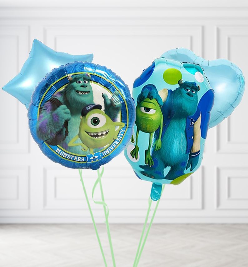 Monsters Inc Duo Balloons, Build a Helium Filled Bunch: Monster Inc Duo Bunch, Colour Theme: Match with Centrepiece